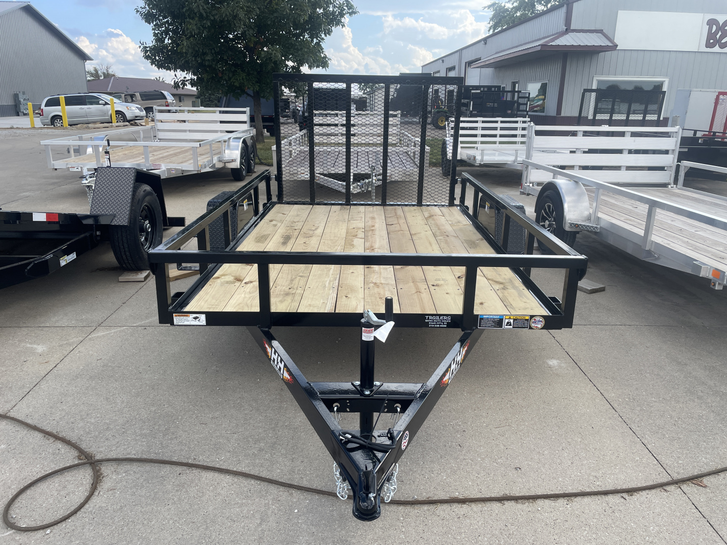 New 2026 H&H Trailers 76x10 Utility
