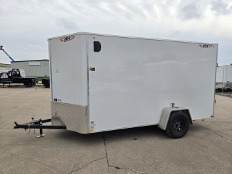 New 2026 H&H Trailers 6x12 HH Series Flat Top V-Nose 3K Cargo / Enclosed Trailer