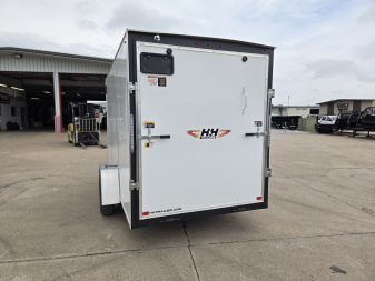 New 2026 H&H Trailers 6x12 HH Series Flat Top V-Nose 3K Cargo / Enclosed Trailer