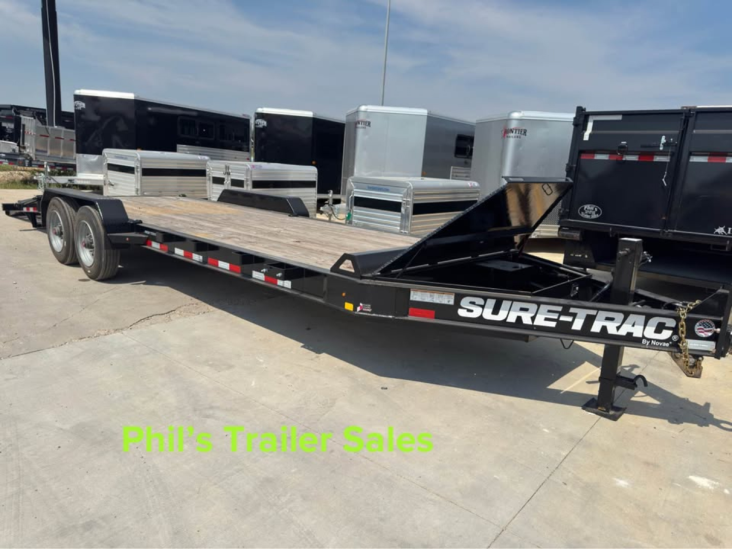 New 2025 Sure-Trac 22’ Equipment Trailer 2-10 k axles pro series trailers 22k Equipment Trailer