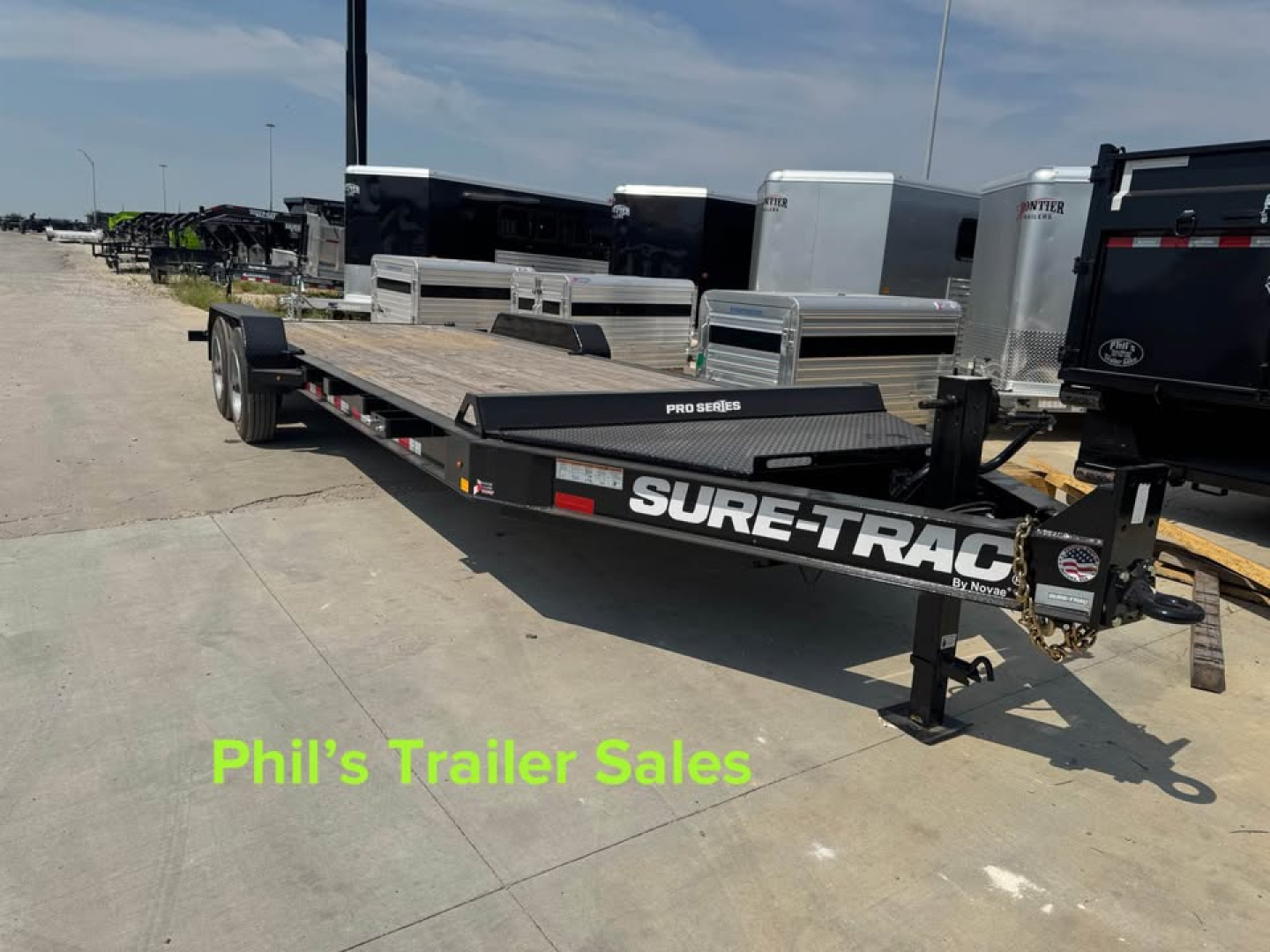 New 2025 Sure-Trac 22’ Equipment Trailer 2-10 k axles pro series trailers 22k Equipment Trailer