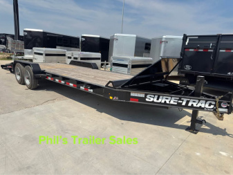 New 2025 Sure-Trac 22’ Equipment Trailer 2-10 k axles pro series trailers 22k Equipment Trailer