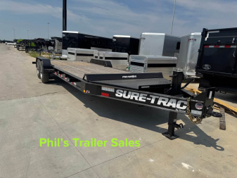 New 2025 Sure-Trac 22’ Equipment Trailer 2-10 k axles pro series trailers 22k Equipment Trailer