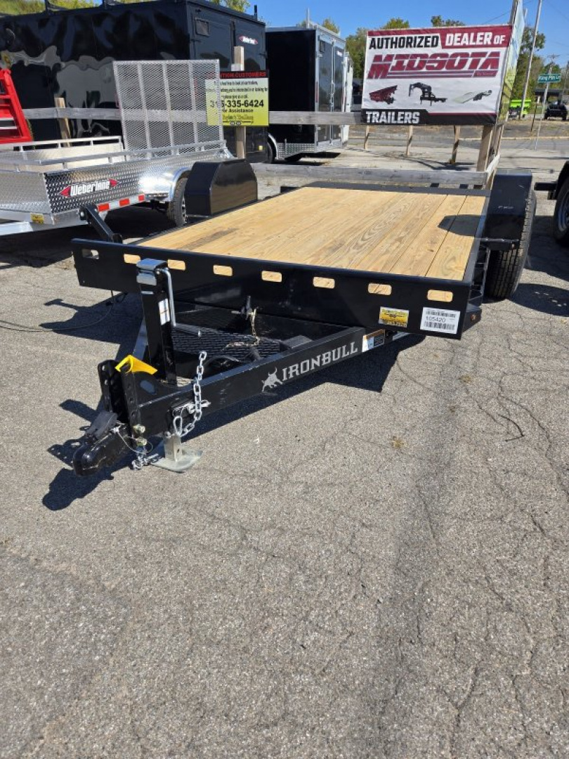 New 2026 Iron Bull 2026 Iron Bull 80x12 SA Gravity Tilt Equipment 7k GVW Equipment Trailer