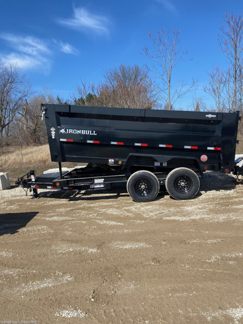 New Ironbull 83"X14' Dump Trailer 4' Sides 14K Scissor