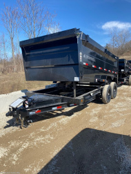 New Ironbull 83"X14' Dump Trailer 4' Sides 14K Scissor