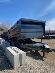 New Ironbull 83"X14' Dump Trailer 4' Sides 14K Scissor