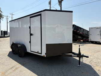 New 2026 Stallion Manufacturing LLC SM 7x14 Cargo / Enclosed Trailer