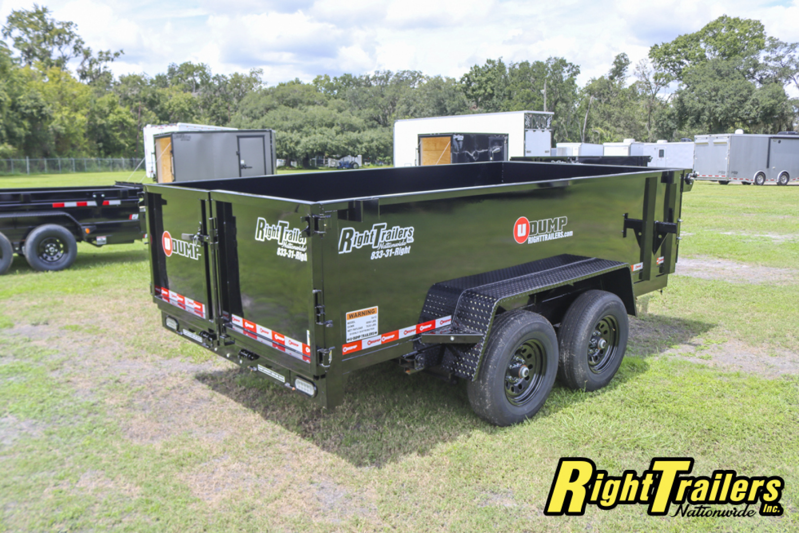 New 2025 6X12 U-Dump Dump Trailer