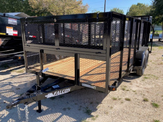 New 2026 Falcon Trailers 6.10 x 16 TA Landscape Trailer