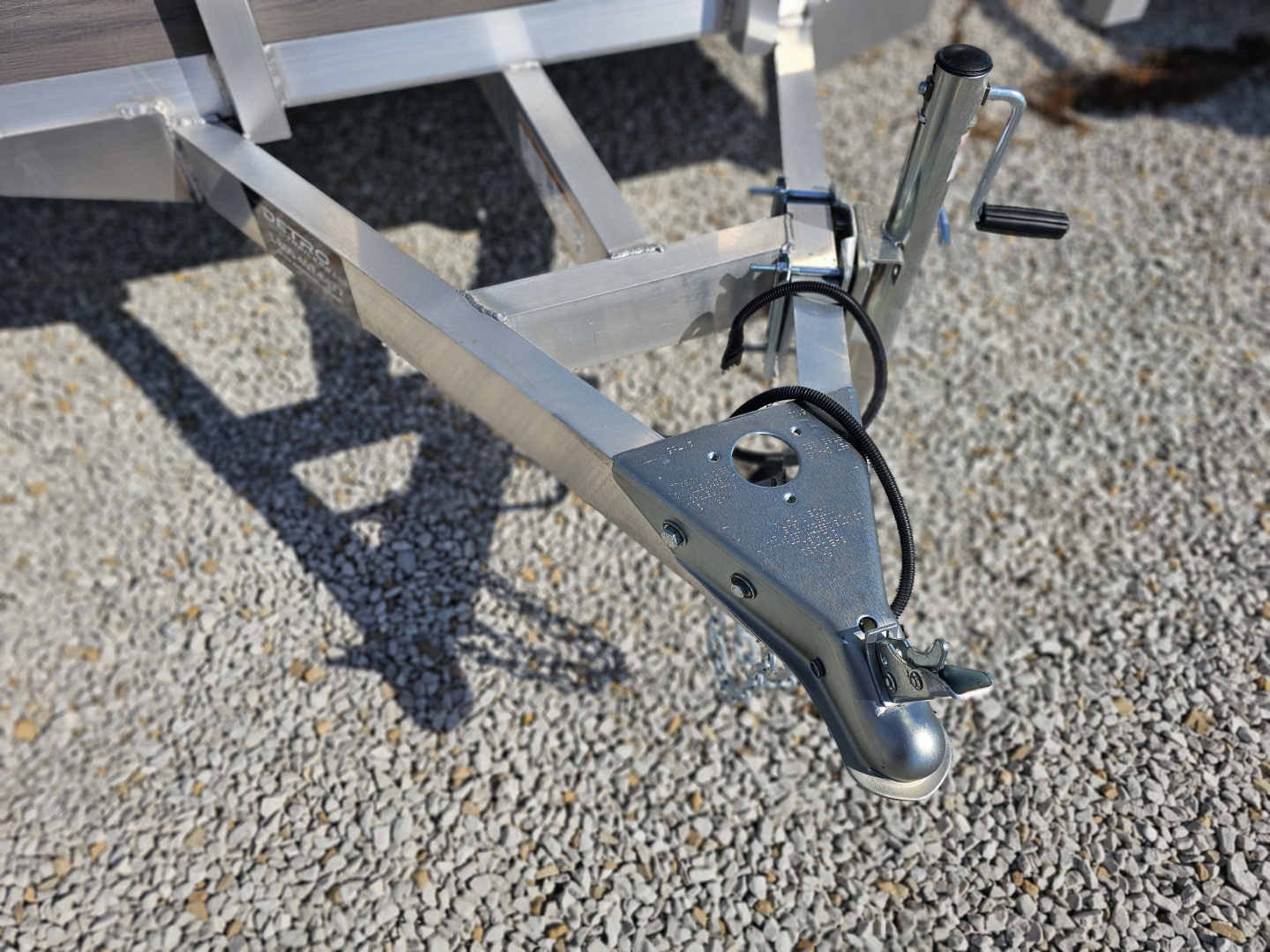 New 2023 Sure-Trac 7 x 12 3K Idler Aluminum Composite High Side Utility Trailer