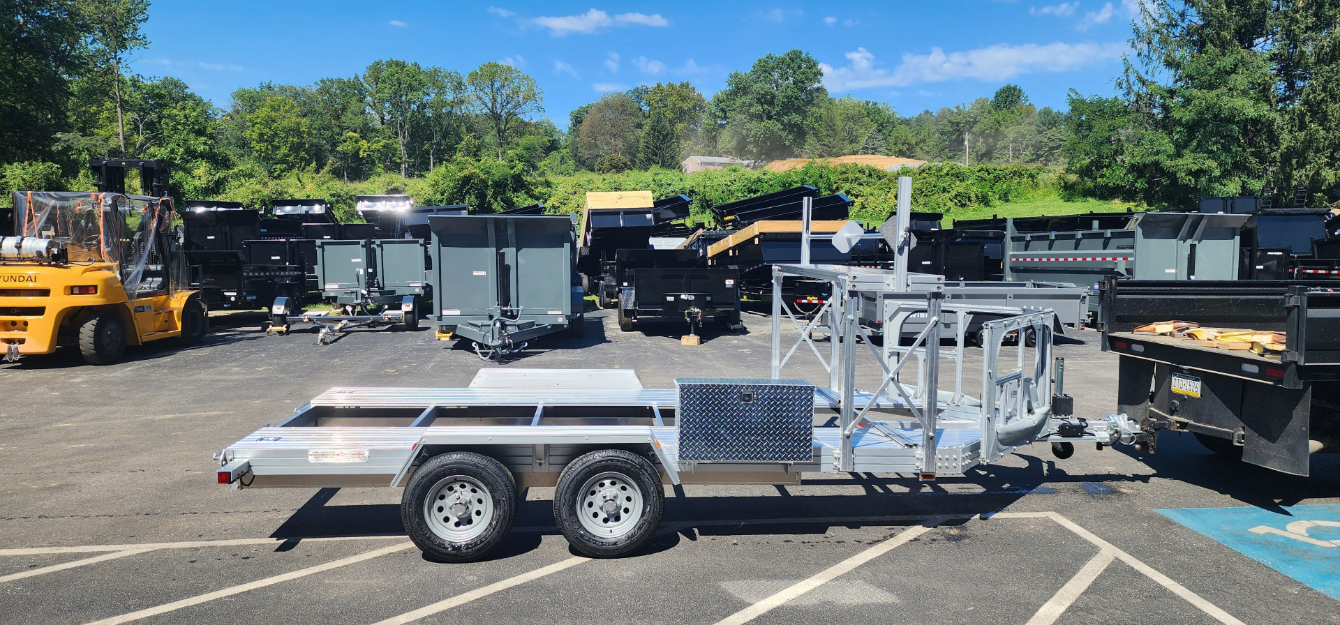 New 7 x 14'-2" Trailex CT-8455EB "HYPERCAR" Car / Racing Trailer 7k **84" between fenders