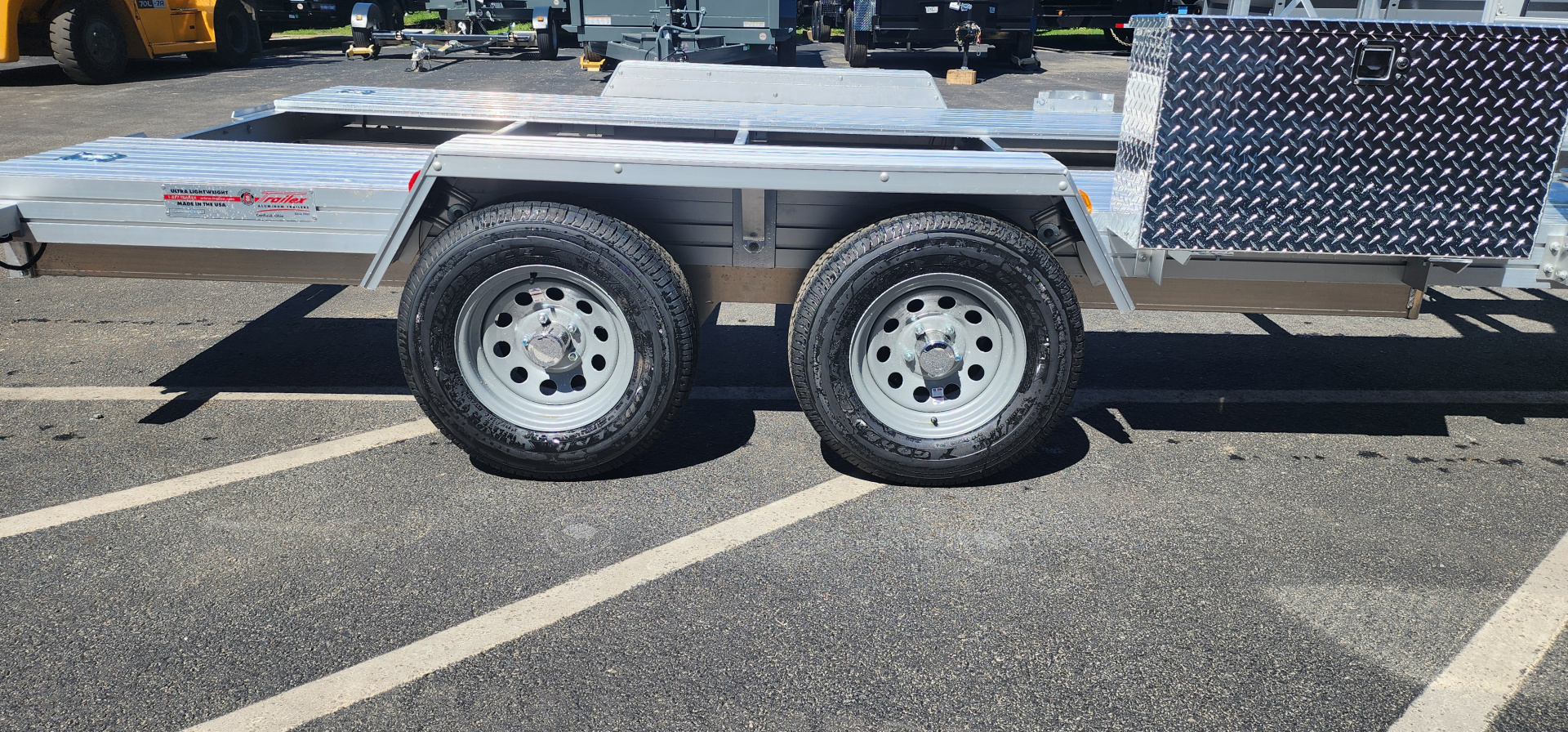 New 7 x 14'-2" Trailex CT-8455EB "HYPERCAR" Car / Racing Trailer 7k **84" between fenders