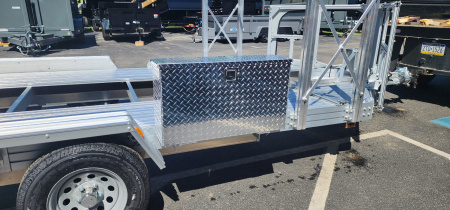 New 7 x 14'-2" Trailex CT-8455EB "HYPERCAR" Car / Racing Trailer 7k **84" between fenders