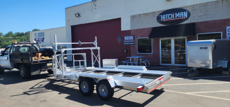 New 7 x 14'-2" Trailex CT-8455EB "HYPERCAR" Car / Racing Trailer 7k **84" between fenders