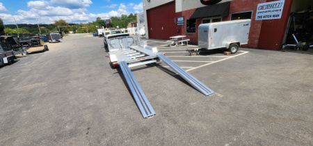 New 7 x 14'-2" Trailex CT-8455EB "HYPERCAR" Car / Racing Trailer 7k **84" between fenders