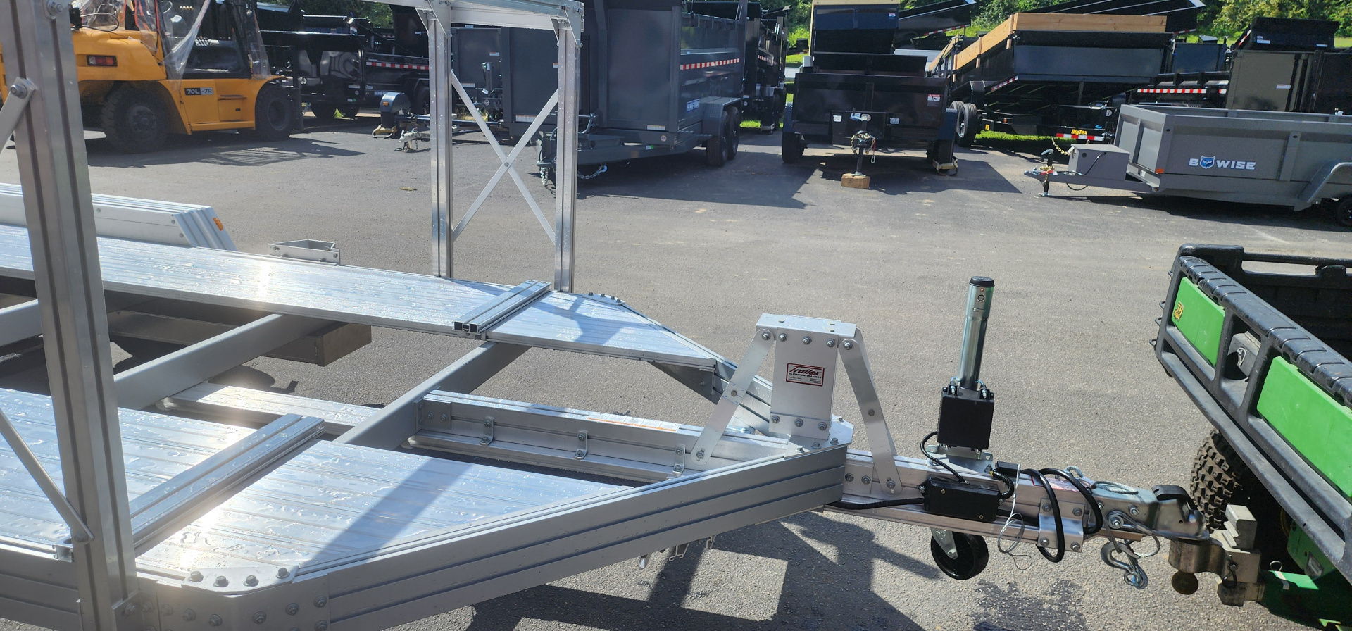 New 7 x 14'-2" Trailex CT-8455EB "HYPERCAR" Car / Racing Trailer 7k **84" between fenders