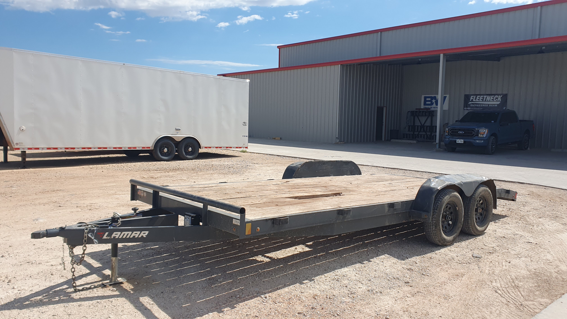 Used 2024 Lamar Trailers 83"x18' Car Hauler- CE