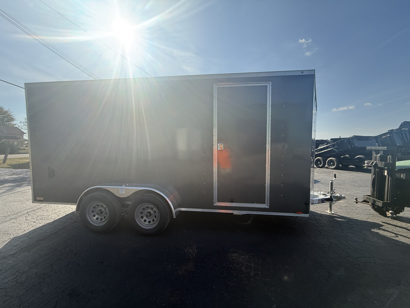 New 2026 Lightning Trailers 7X16 ALUMINUM 7K Cargo / Enclosed Trailer