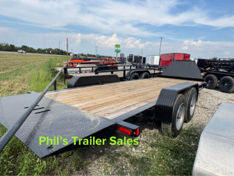 New 2025 Sure-Trac Tilt 20 EQUIPMENT TRAILER 17.6k commercial grade 8 k axles tilt Equipment Trailer