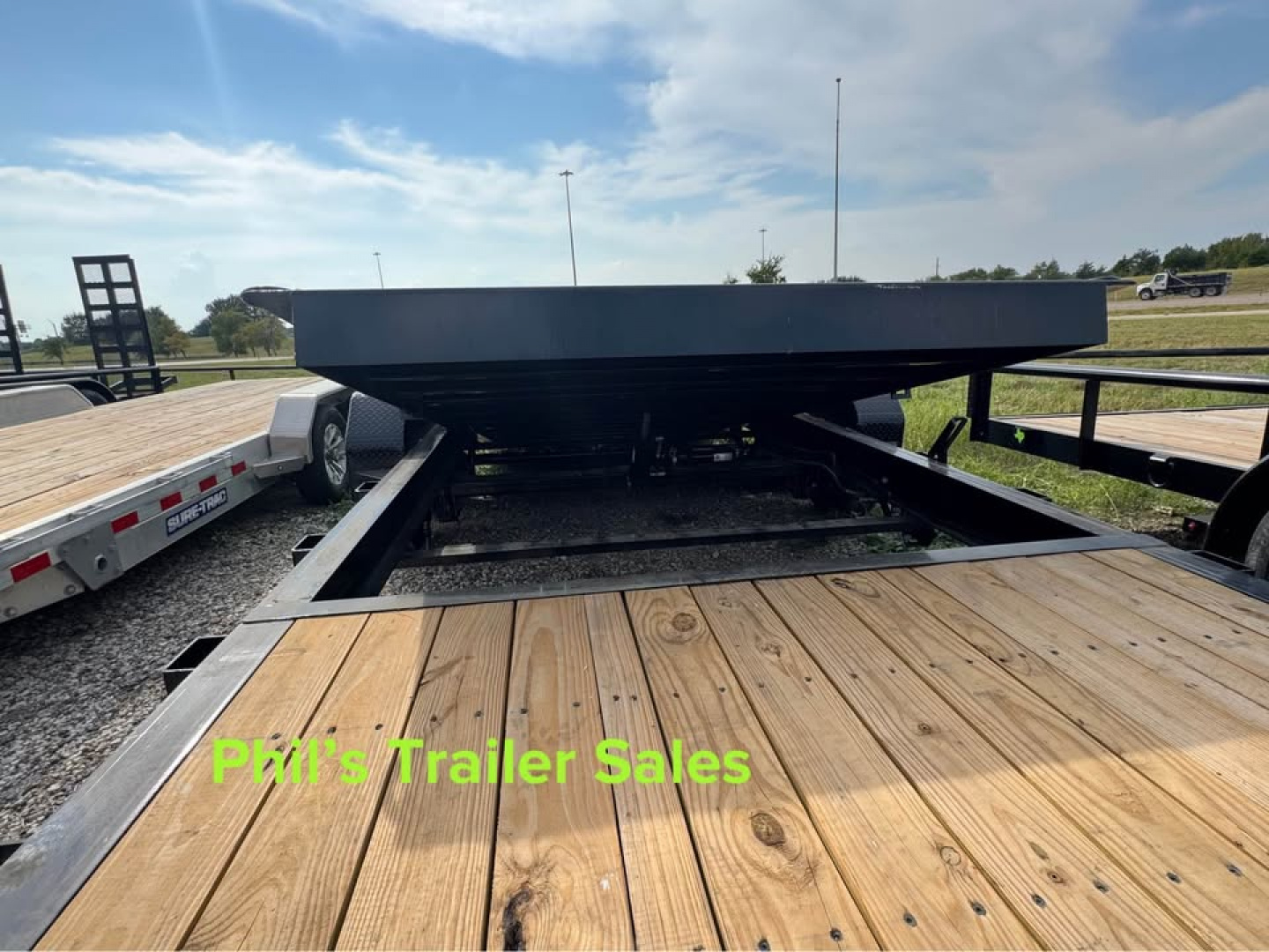 New 2025 Sure-Trac Tilt 20 EQUIPMENT TRAILER 17.6k commercial grade 8 k axles tilt Tilt Trailer