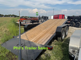 New 2025 Sure-Trac Tilt 20 EQUIPMENT TRAILER 17.6k commercial grade 8 k axles tilt Tilt Trailer