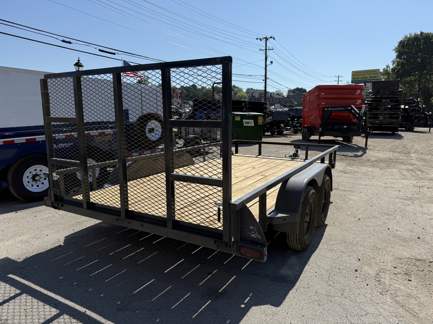 New 2026 Iron Bull UTB 83X14 UTILITY, FOLD FLAT GATE Utility Trailer