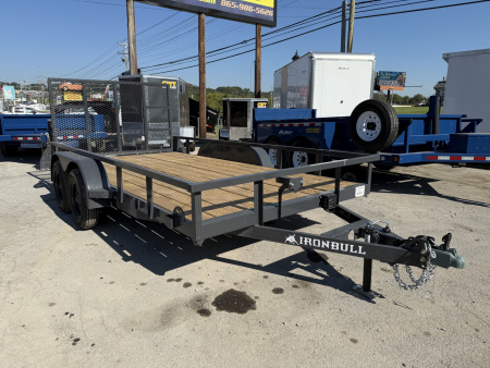 New 2026 Iron Bull UTB 83X14 UTILITY, FOLD FLAT GATE Utility Trailer