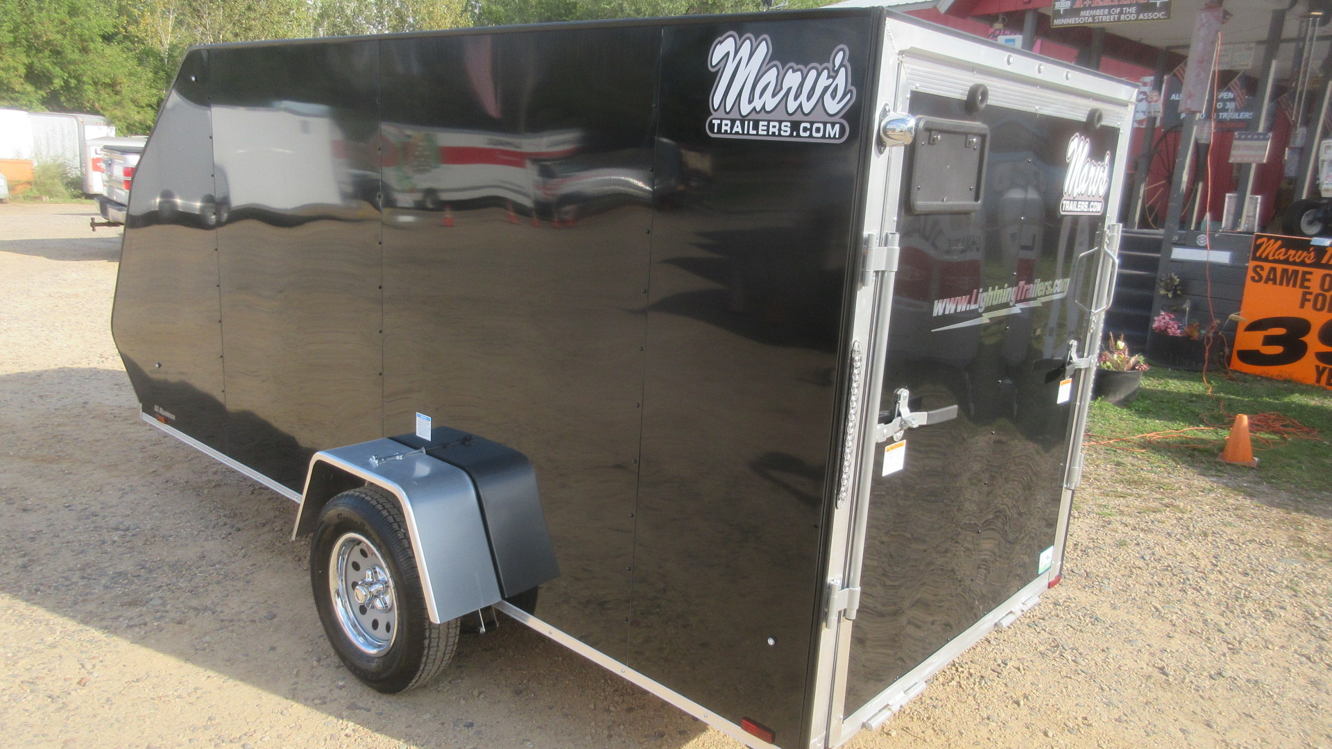 New 2025 Lightning Trailers Avalanche Snowmobile Trailer