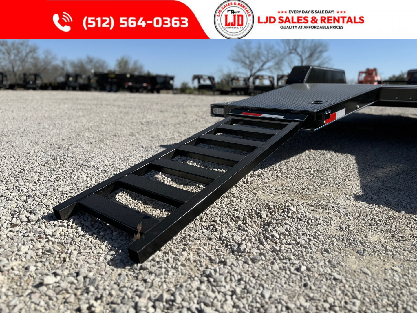 New 2025 Lion - 83" x 22' Car Hauler / Equipment Trailer 12K GVWR