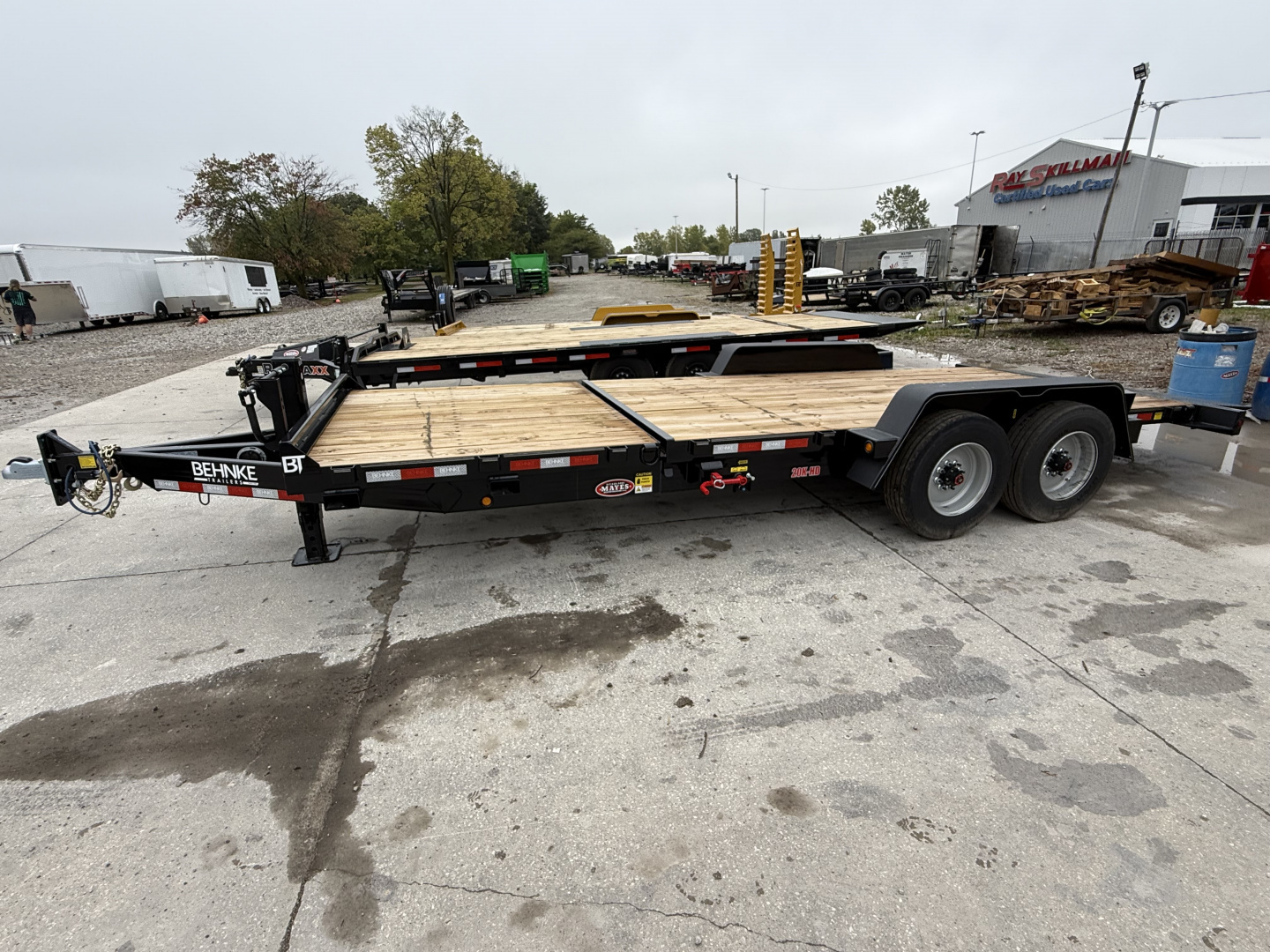 New 2026 Behnke TBCT2220ET-10K Tilt Trailer 83X22 TA PARTIAL TILT (GVW:20000) BLACK