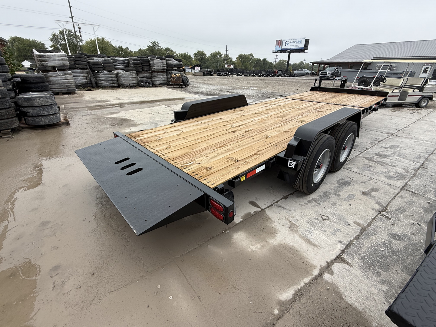 New 2026 Behnke TBCT2220ET-10K Tilt Trailer 83X22 TA PARTIAL TILT (GVW:20000) BLACK