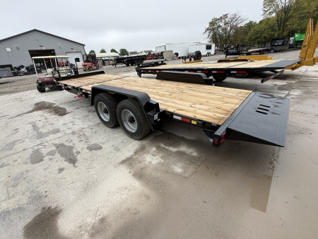 New 2026 Behnke TBCT2220ET-10K Tilt Trailer 83X22 TA PARTIAL TILT (GVW:20000) BLACK