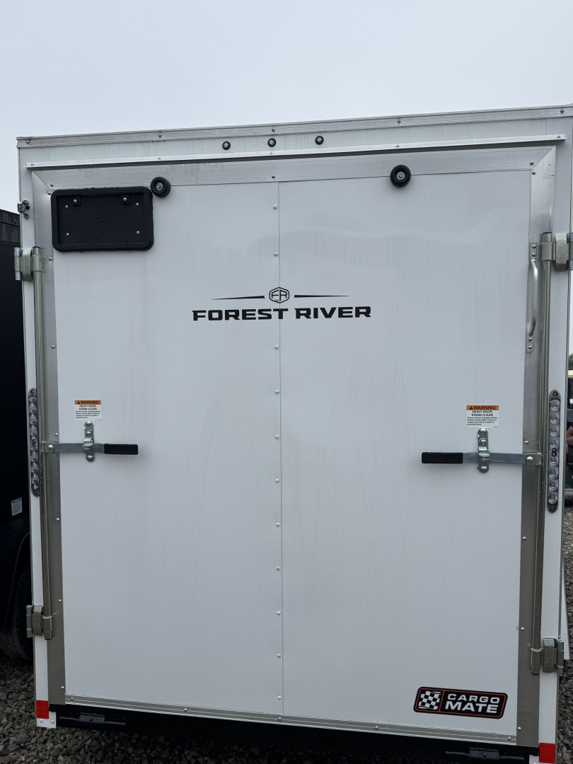 New 2026 Cargo Mate EHECO610SA-24 Enclosed 6X10 SA RAMP DOOR (GVW:2990) WHITE