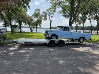 New 2026 Aluma 8218ESA-TA-EL-R-RTD Utility Trailer / ALL ALUMINUM / 81" WIDE X 18'4" LONG