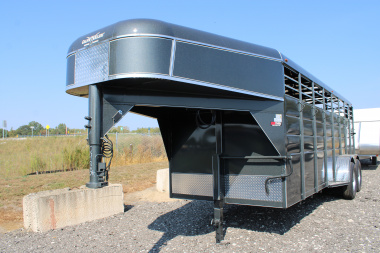 New 2025 Calico Trailers 20' GOOSENECK STOCK TRAILER WITH 7' INTERIOR HEIGHT Stock / Stock Combo Trailer