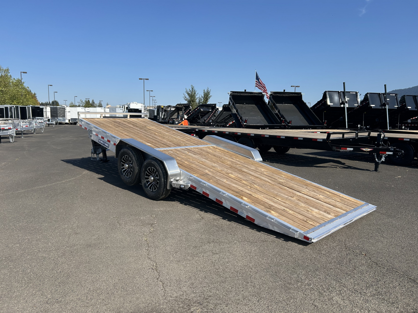 New 2025 Sure-Trac 7x22 Aluminum Power Tilt Equipment 14K GVWR