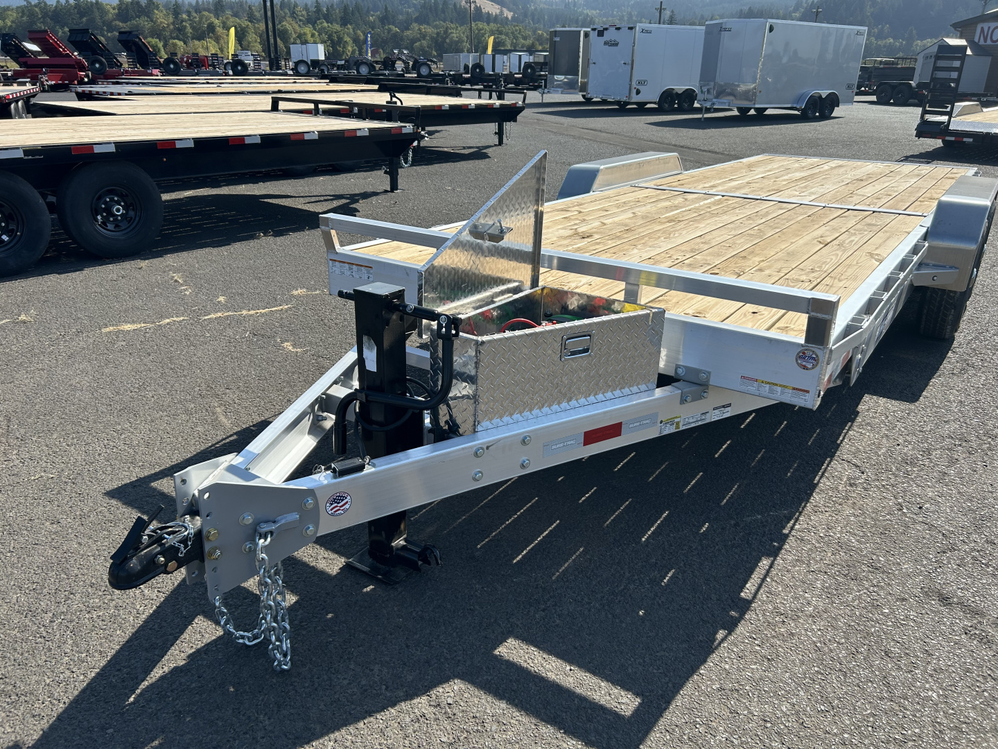 New 2025 Sure-Trac 7x22 Aluminum Power Tilt Equipment 14K GVWR