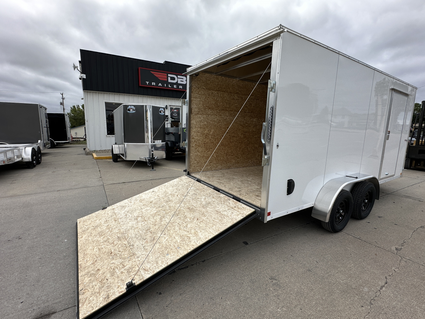 New 2027 R&M Manufacturing 7x16x78 Big Horn Standard Cargo / Enclosed Trailer