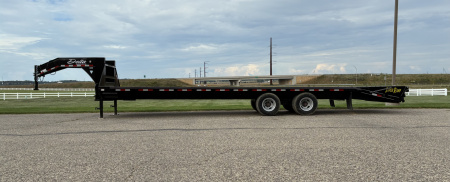 New 2025 Delta Mfg 210GN 32' Flatbed Trailer