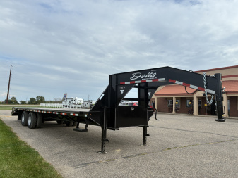 New 2025 Delta Mfg 210GN 32' Flatbed Trailer