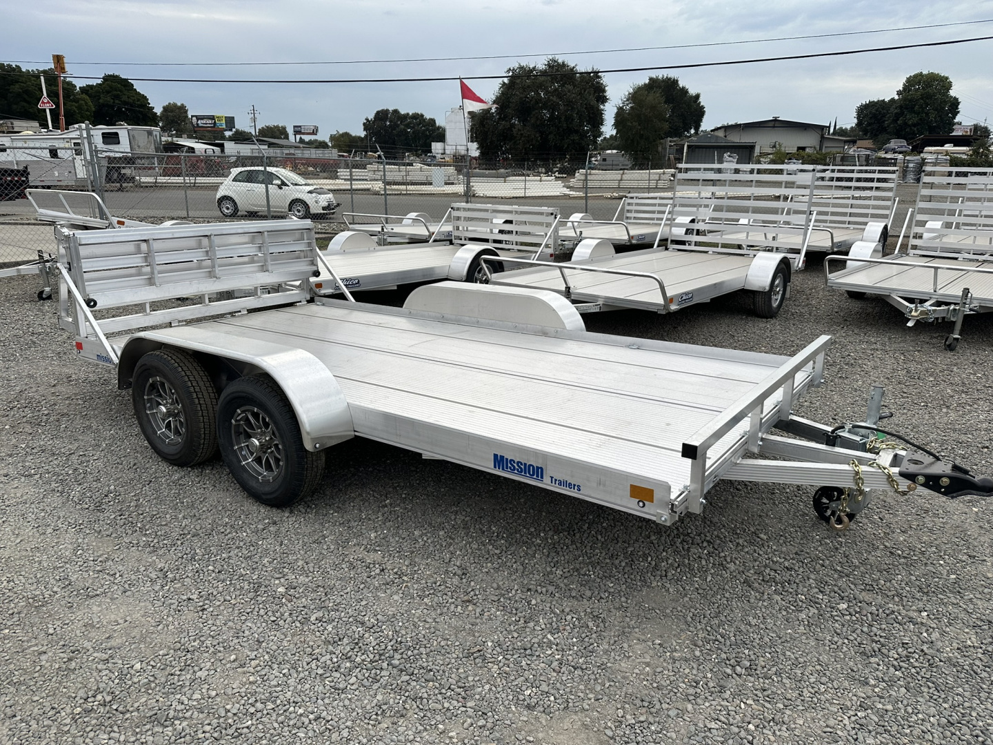 New 2026 Mission FHU8114 Utility Trailer