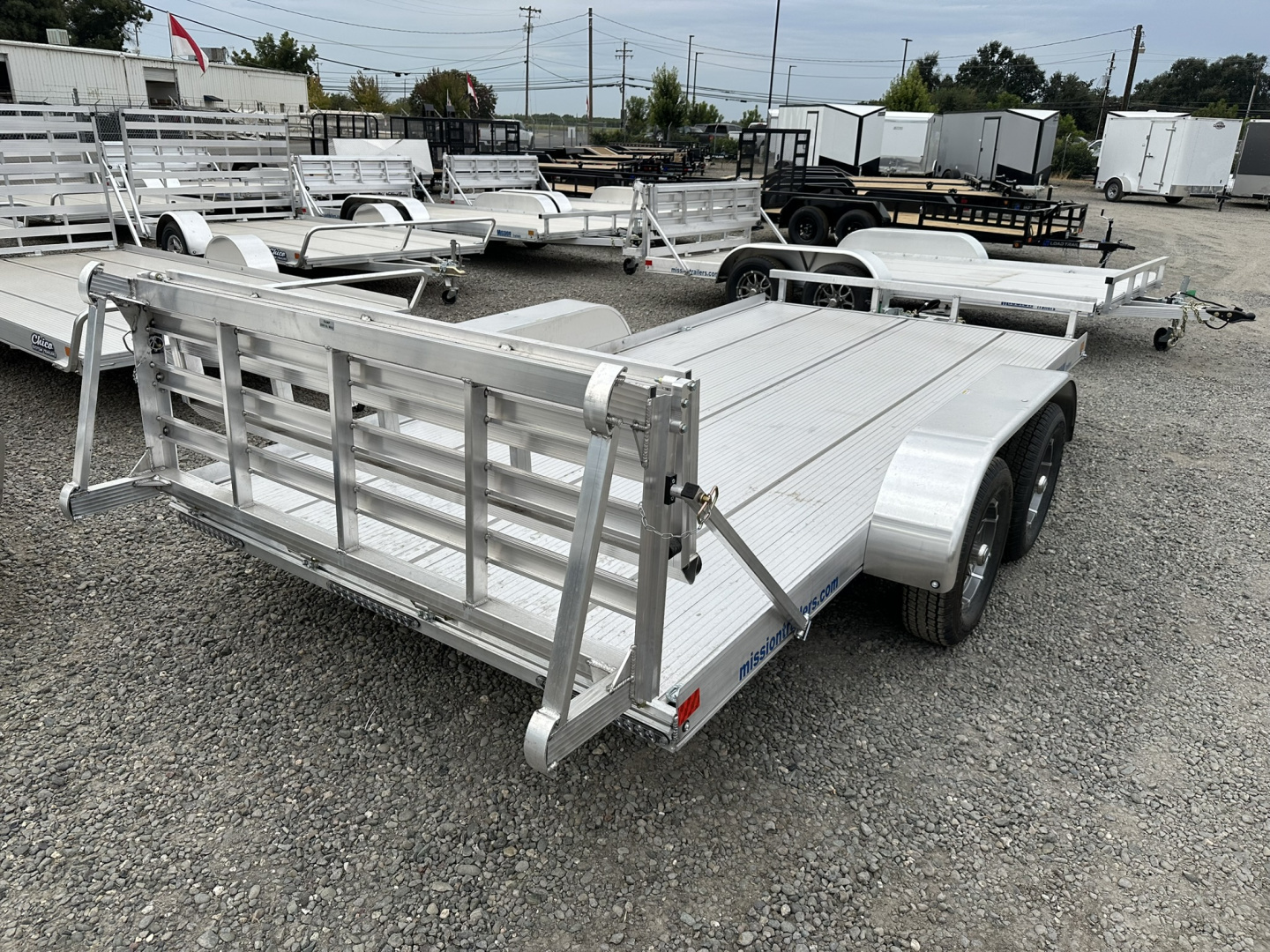 New 2026 Mission FHU8114 Utility Trailer