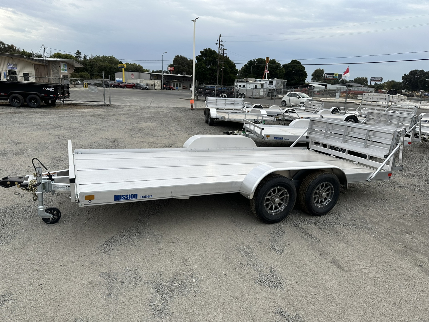 New 2026 Mission FHU8116 Utility Trailer
