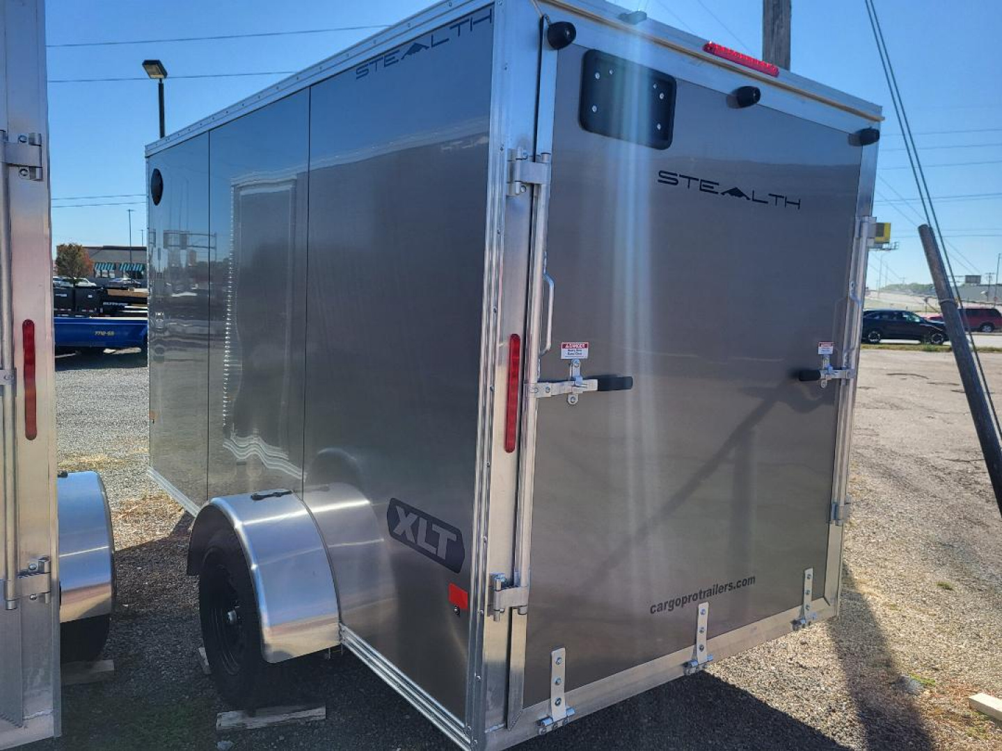 New 2026 ALCOM 6x12 Aluminum Cargo / Enclosed Trailer