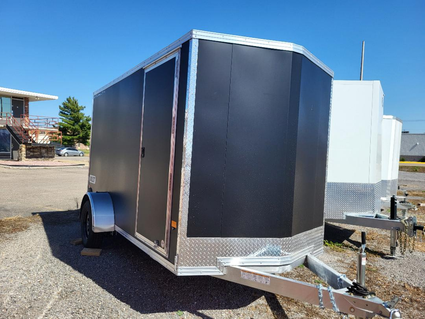 New 2026 ALCOM 6x12 Aluminum Cargo / Enclosed Trailer