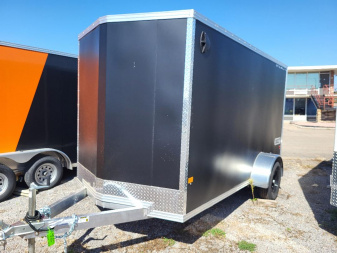 New 2026 ALCOM 6x12 Aluminum Cargo / Enclosed Trailer
