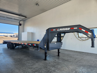 New 2026 Lamar 30K Deckover Gooseneck Trailer 102 x32'
