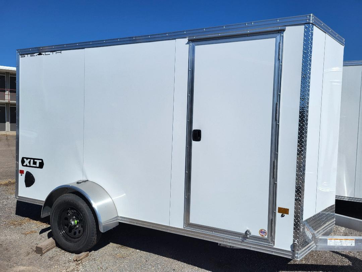 New 2026 ALCOM 6x12 Aluminum Cargo / Enclosed Trailer