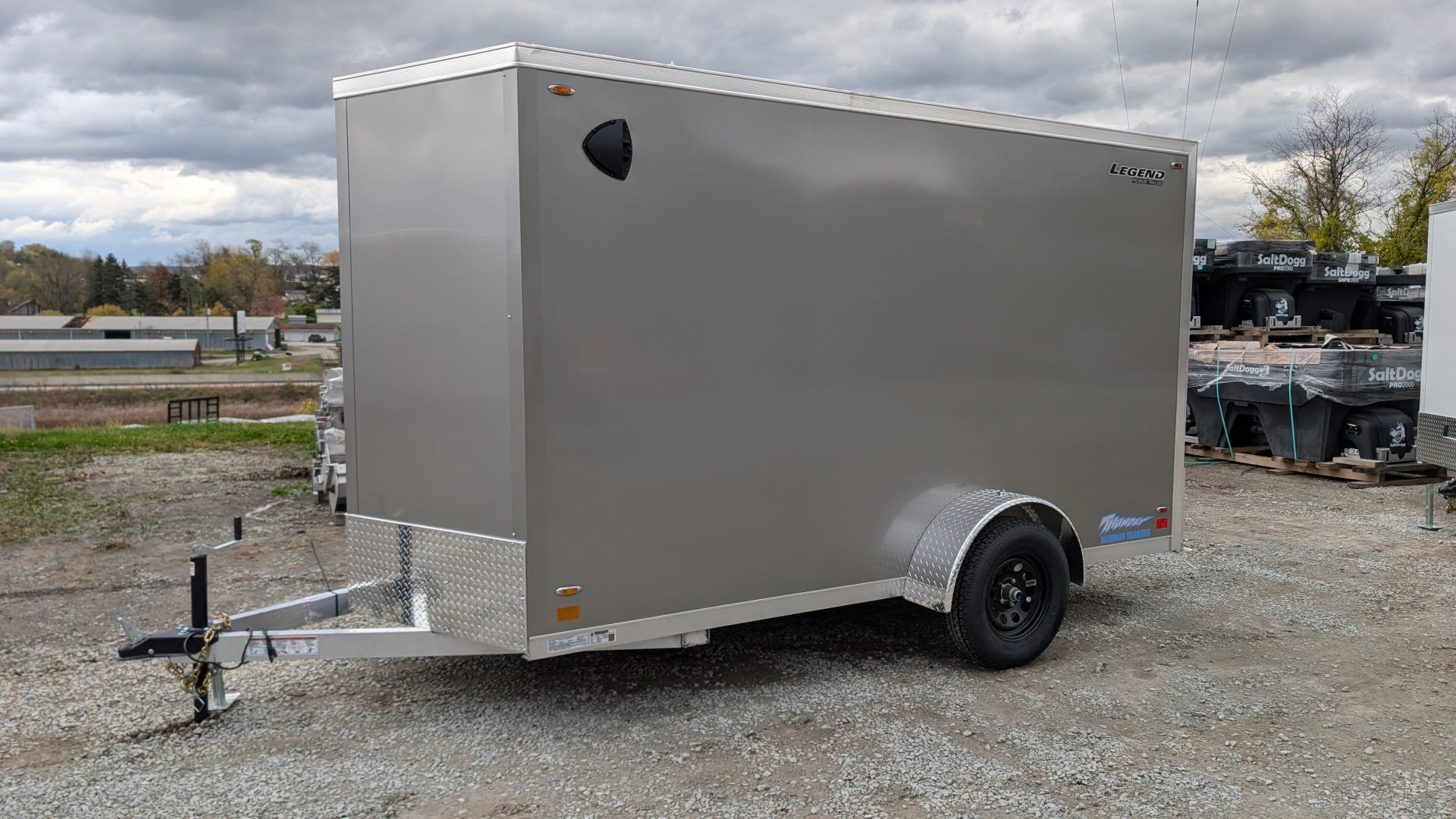 New 2026 LEGEND 6x12 + 1' V Thunder V-Nose Cargo Trailer w/ Ramp